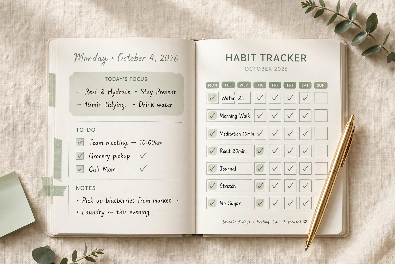 Planners and trackers printable collection