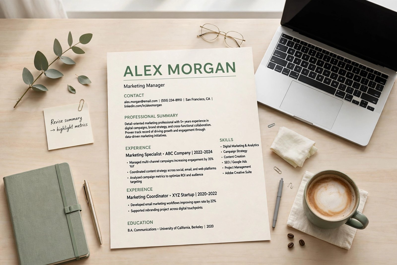 Resume and CV templates printable collection